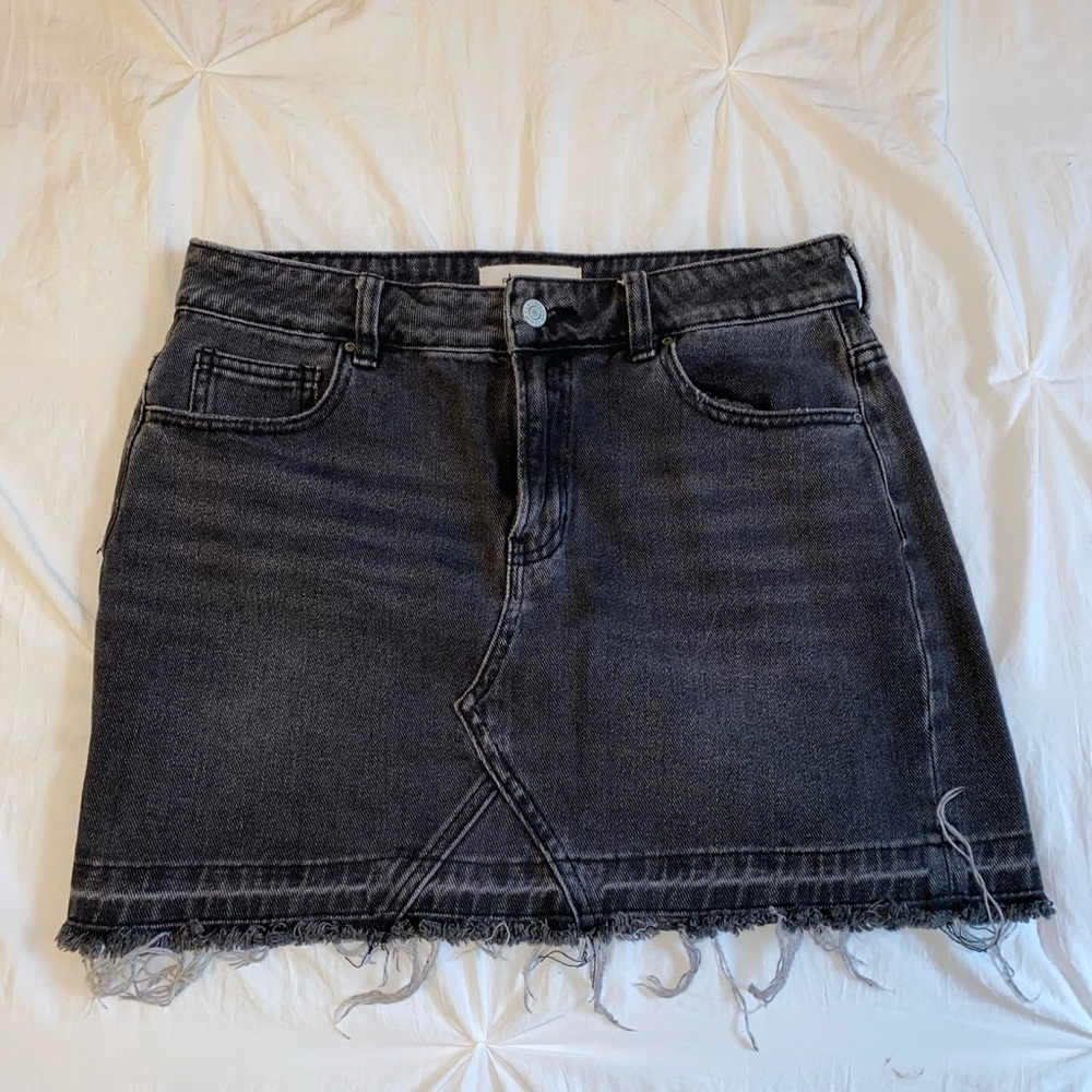 black pacsun denim skirt